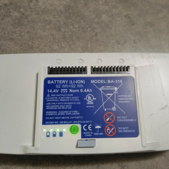 Inogen One G3 Double Battery BA-316 - Picture 2 of 4